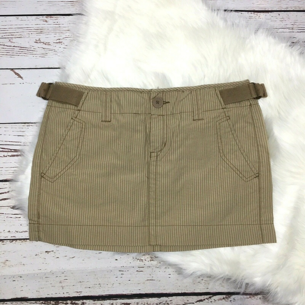 Aeropostale Juniors Striped Mini Skirt Size 7/8